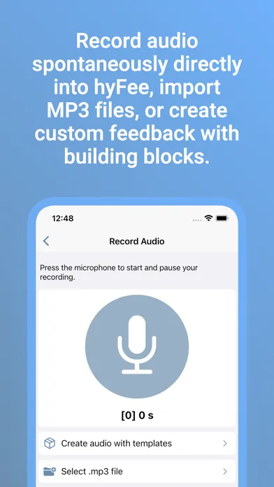 Ảnh chụp màn hình của hyFee Drive - Share feedback