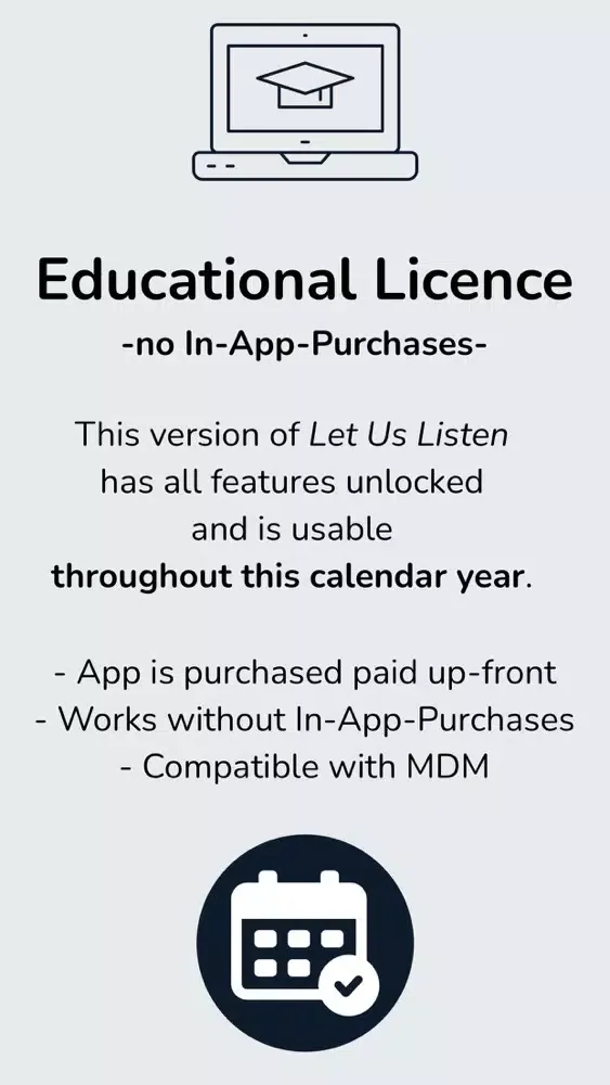 Let Us Listen EDU 2022应用截图