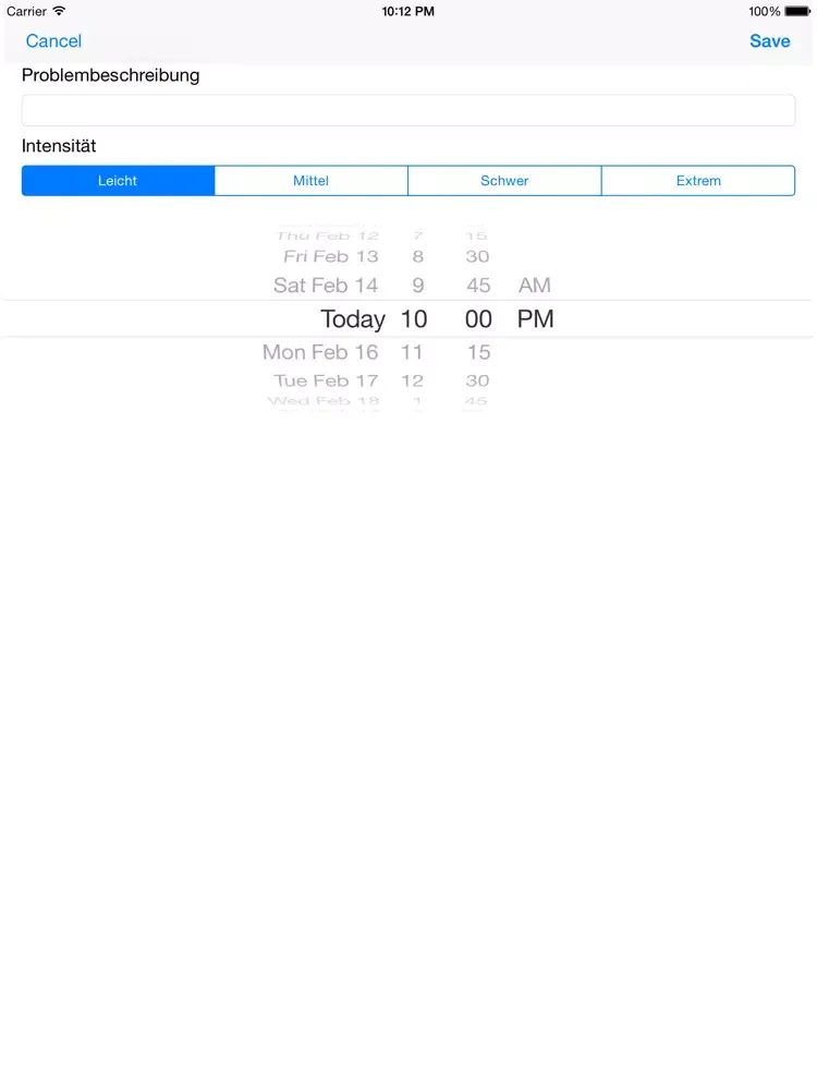 Capturas de pantalla de FoodLog iPad 