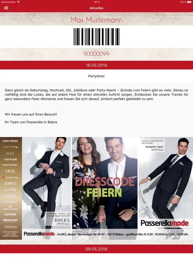 Passerella iPad  스크린샷