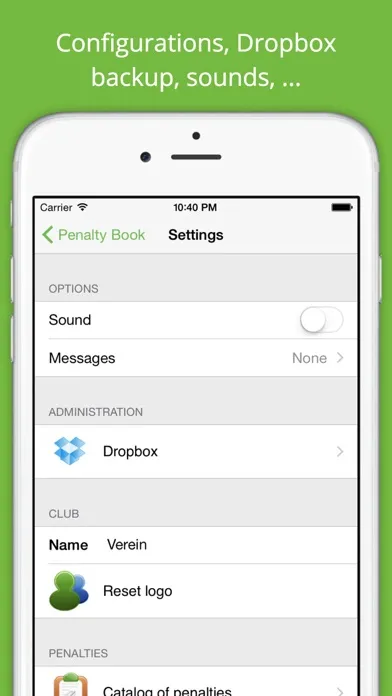 Penalty Book應用截圖