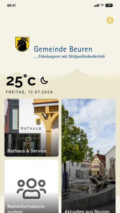 Screenshot di Gemeinde Beuren