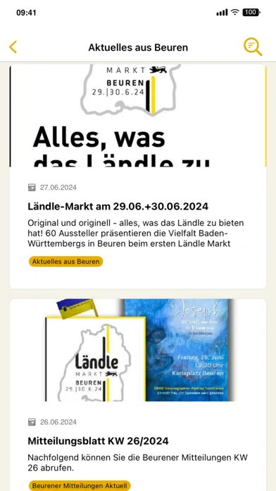Screenshot di Gemeinde Beuren