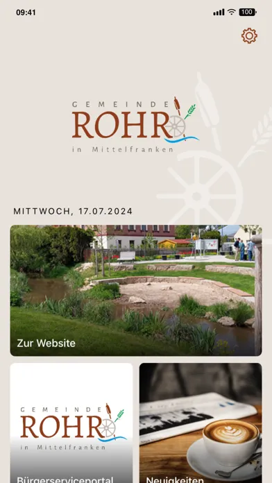 Capturas de tela do Gemeinde Rohr