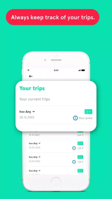 Capturas de pantalla de hvv Any - Check-in and save.