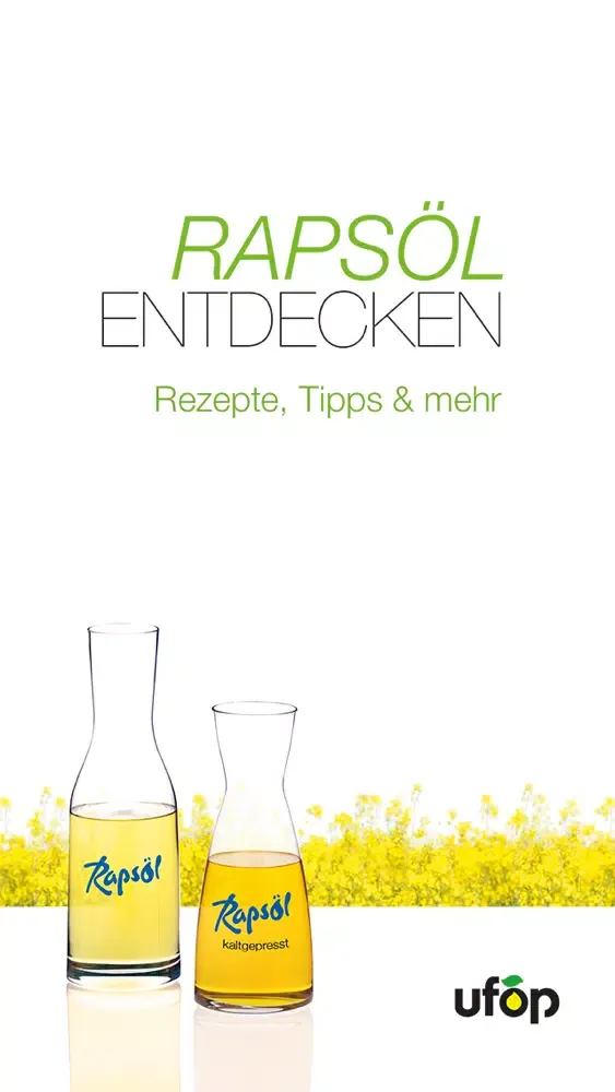 Rapsöl entdecken. Rezepte, Tipps & mehr. 스크린샷