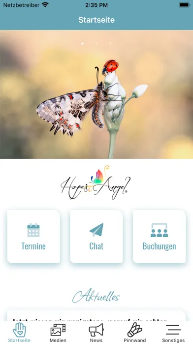 Capturas de pantalla de Hope`s Angel Foundation App