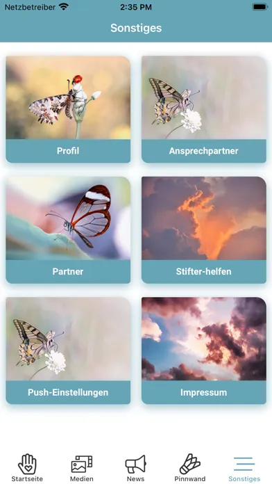 Capturas de pantalla de Hope`s Angel Foundation App