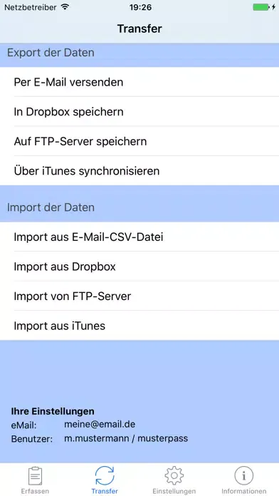 Prüfungen im Arbeitsschutz Screenshots