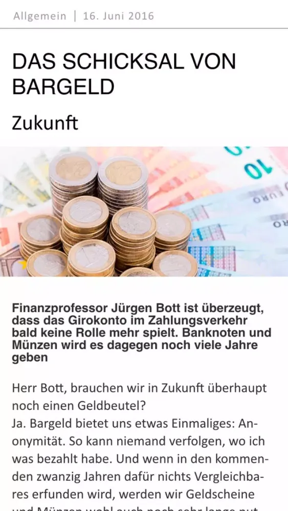 Tangkapan skrin HORBACH LEBEN Magazin