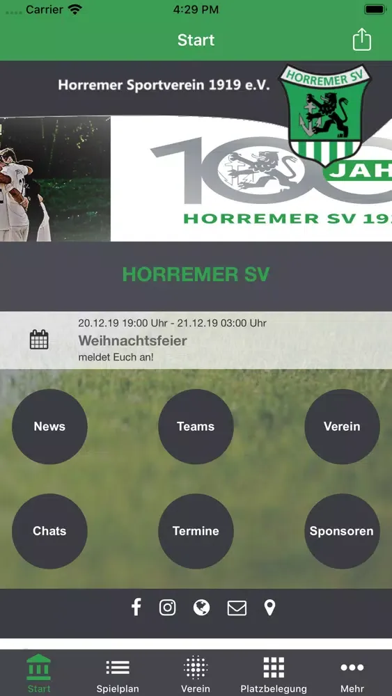 Horremer Sportverein 1919 e.V.应用截图
