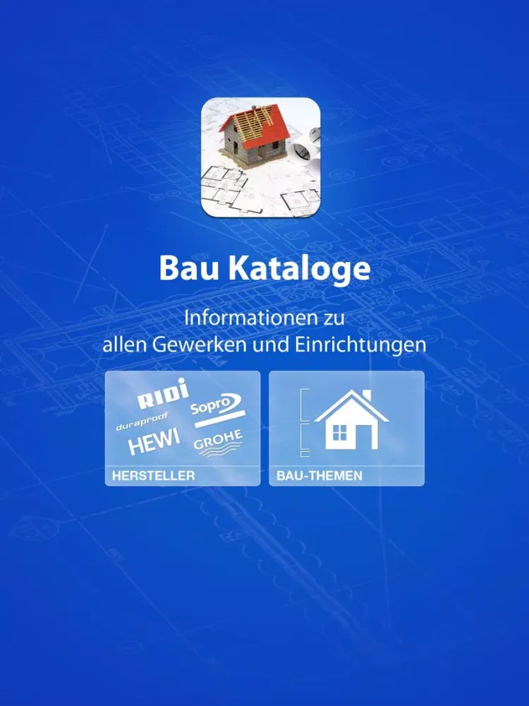 Ảnh chụp màn hình của Bau Kataloge iPad 