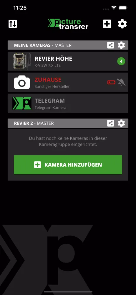 Screenshot di picture transfer Wildkameras