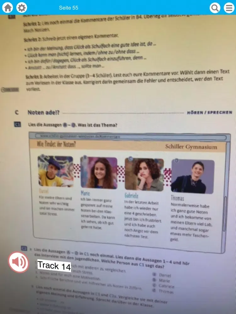 Mit uns iPad Screenshots