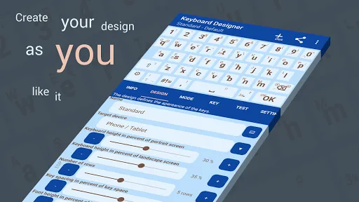 Screenshot di Keyboard Designer: Keyboard
