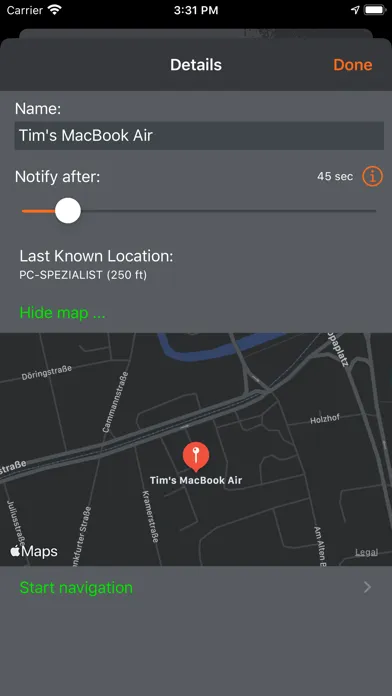 Tangkapan skrin my-buddy-app
