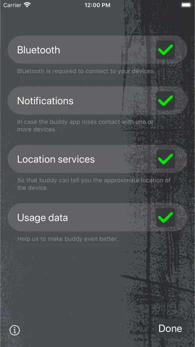 Tangkapan skrin my-buddy-app