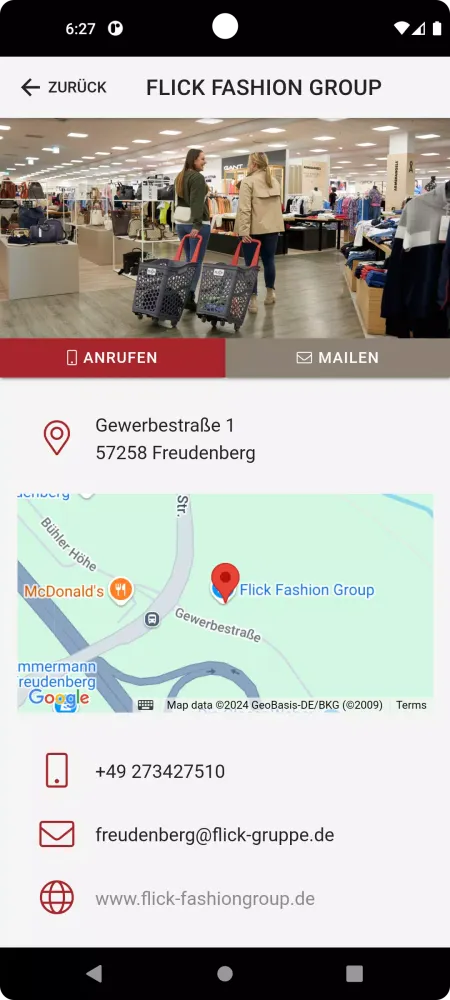 Flick Freudenberg سکرین شاٹس