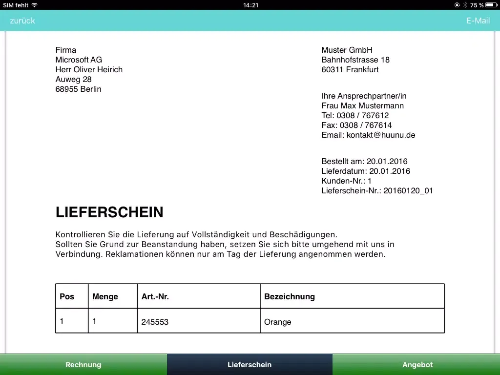Rechnung Lite App iPad 應用截圖