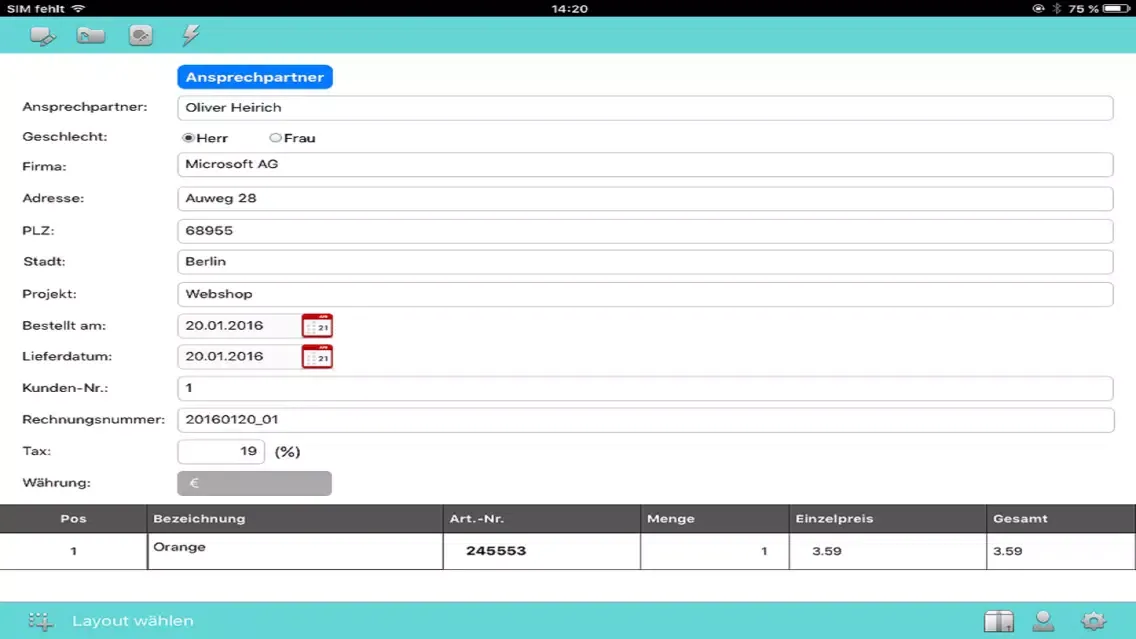 Rechnung Lite App應用截圖