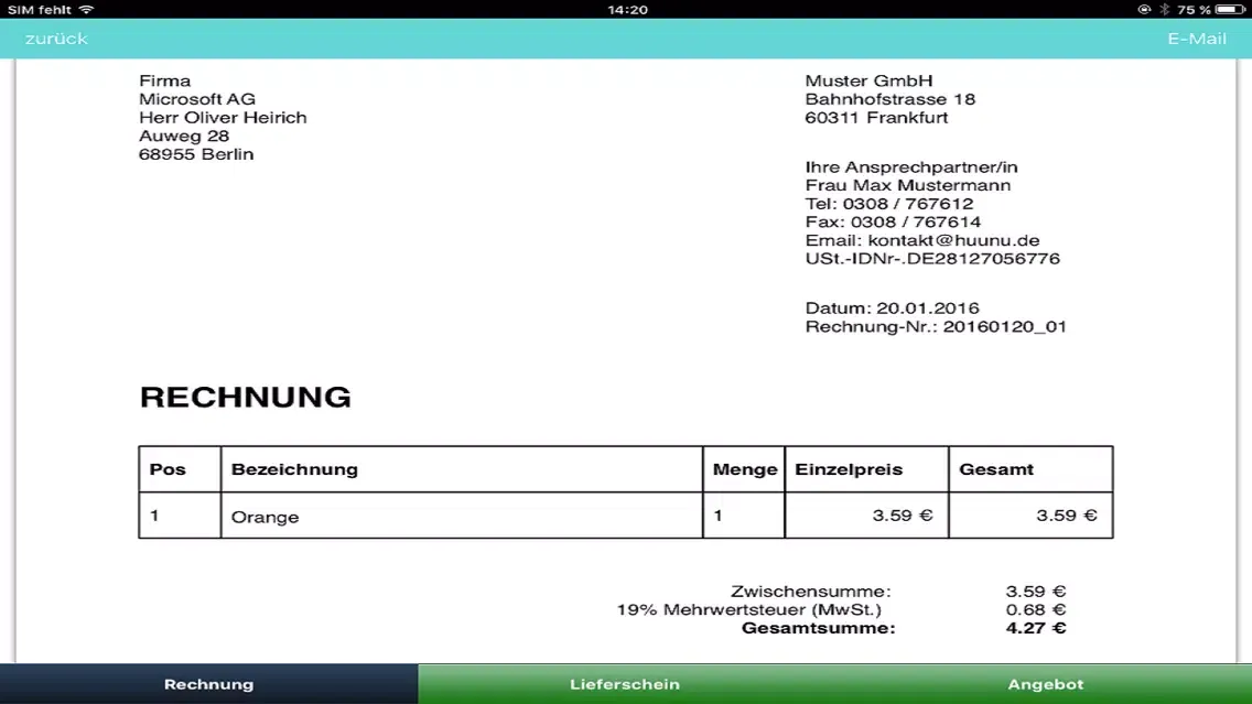 Rechnung Lite App應用截圖