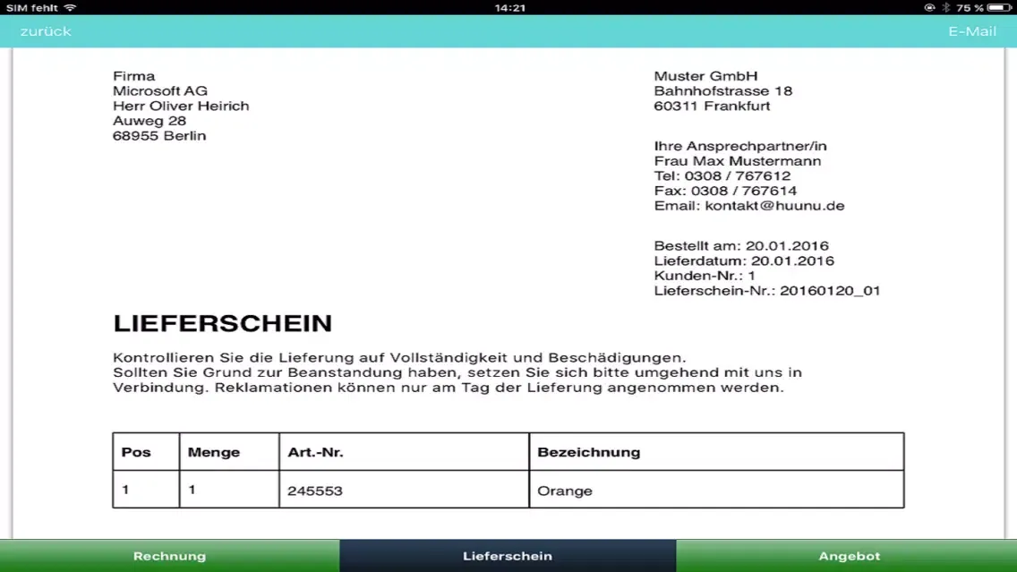 Rechnung Lite App應用截圖