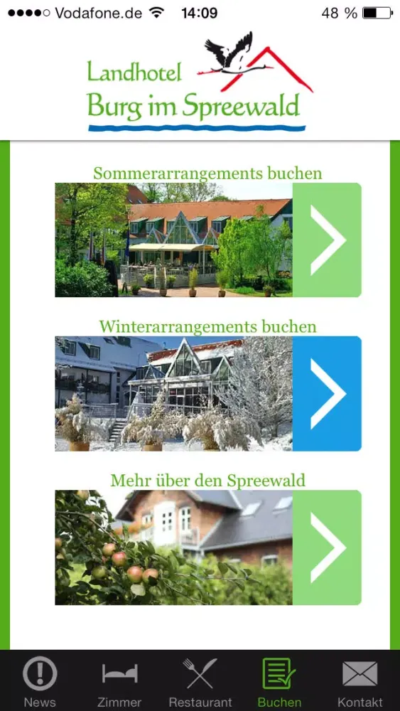 Zrzuty ekranu Landhotel Burg - Spreewald