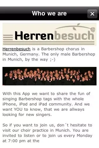 Sing Barbershop Tags應用截圖