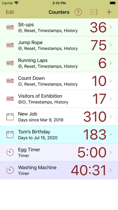 Nombri (Tally Counter)应用截图