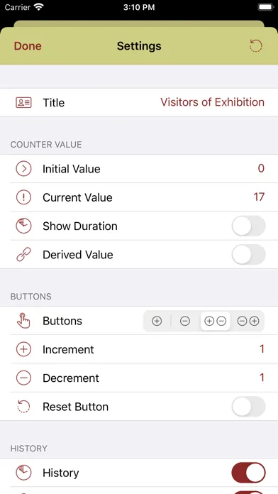 Nombri (Tally Counter)应用截图
