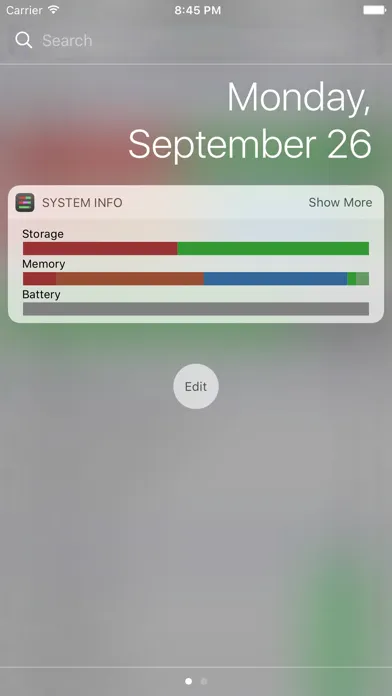 Sys Info Widget スクリーンショット