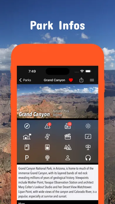 Скриншоты National Parks Pocket Maps
