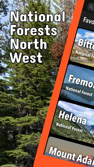 Capturas de tela do National Forests Northwest