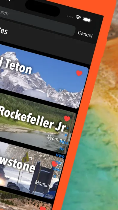 Yellowstone Pocket Maps 스크린샷