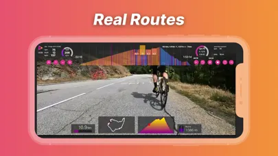 Tangkapan skrin icTrainer: Indoor Cycling App