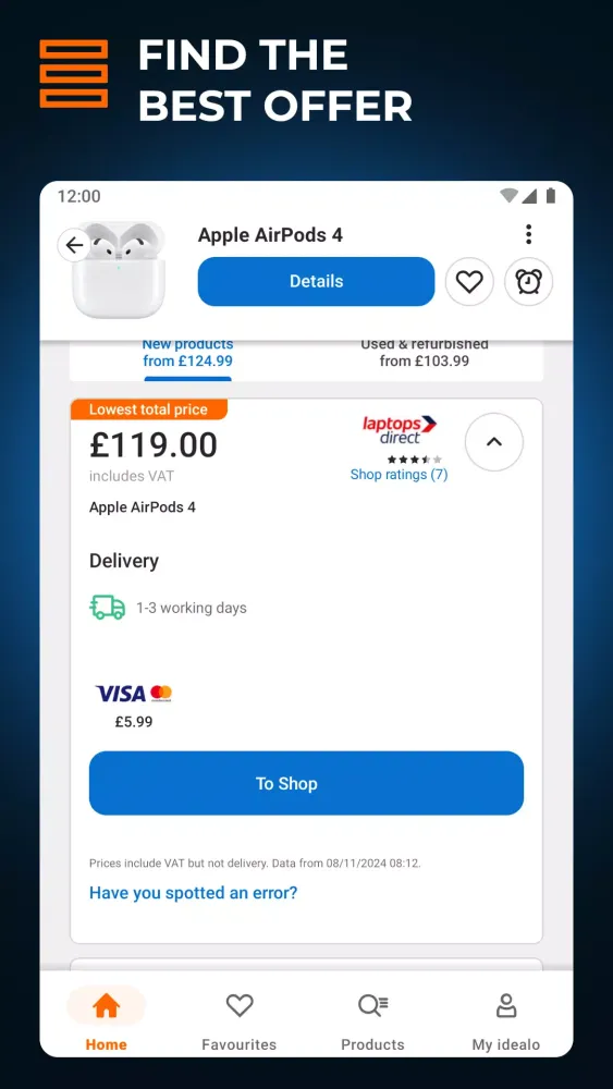 Zrzuty ekranu idealo: Price Comparison App