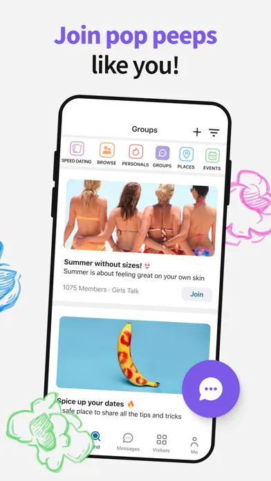 POPCORN: Flirt. Chat. Hot Date سکرین شاٹس