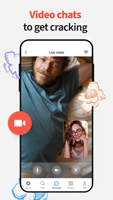 POPCORN: Flirt. Chat. Hot Date سکرین شاٹس