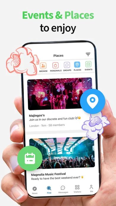 POPCORN: Flirt. Chat. Hot Date سکرین شاٹس
