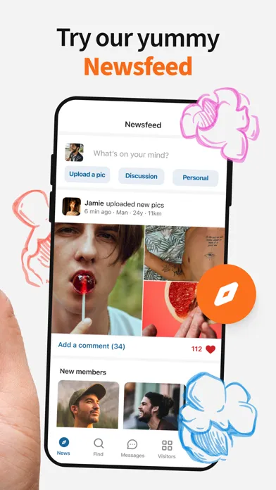 POPCORN: Flirt. Chat. Hot Date سکرین شاٹس