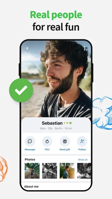 POPCORN: Flirt. Chat. Hot Date سکرین شاٹس