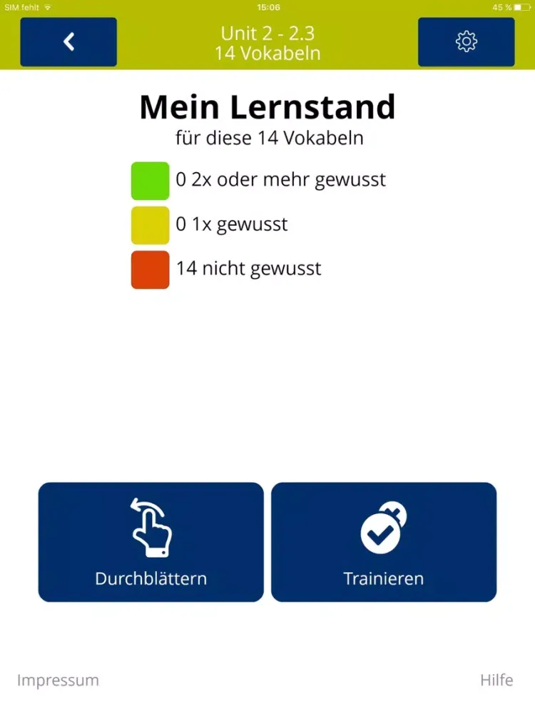 Büro 2.1, Office now! Vokabeln iPad  Screenshots