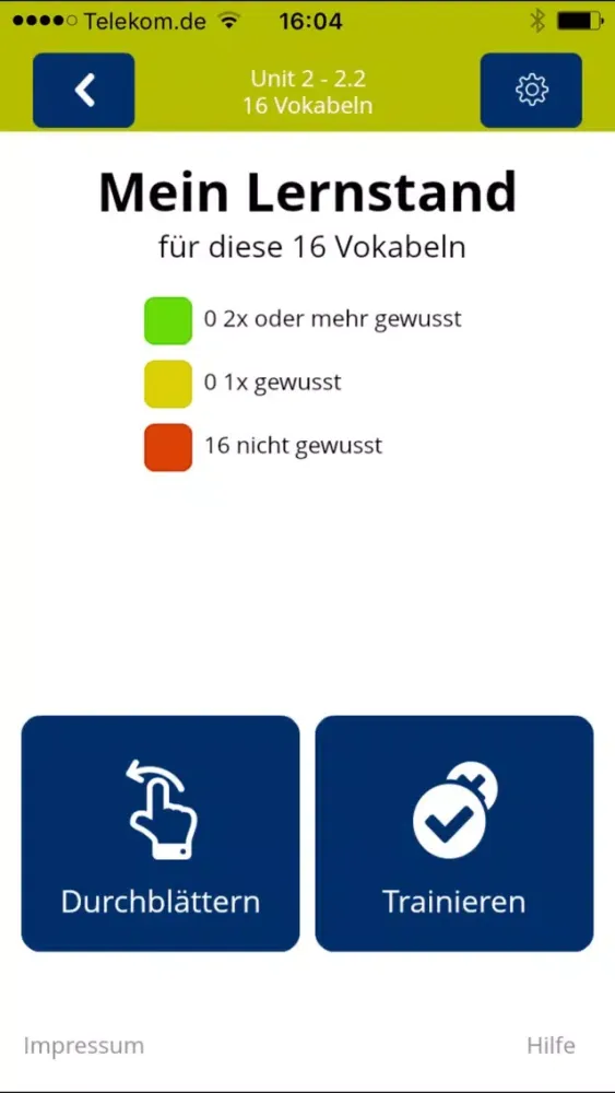 Büro 2.1, Office now! Vokabeln Screenshots
