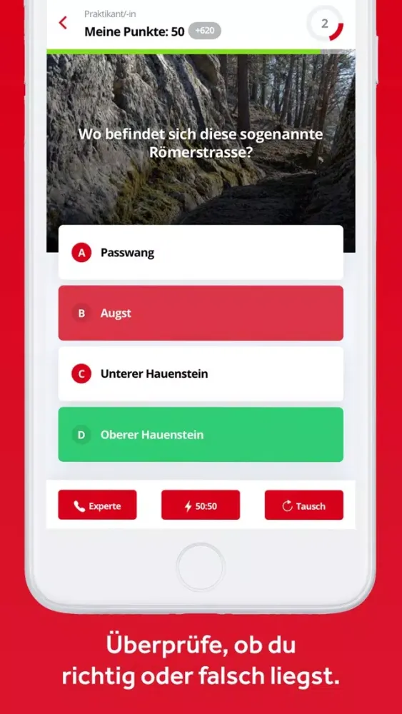 Baselland Tourismus Quiz スクリーンショット