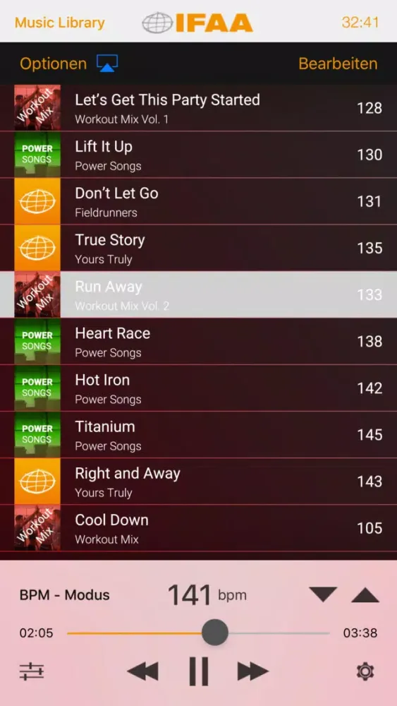 IFAA PRIME Music Player 스크린샷