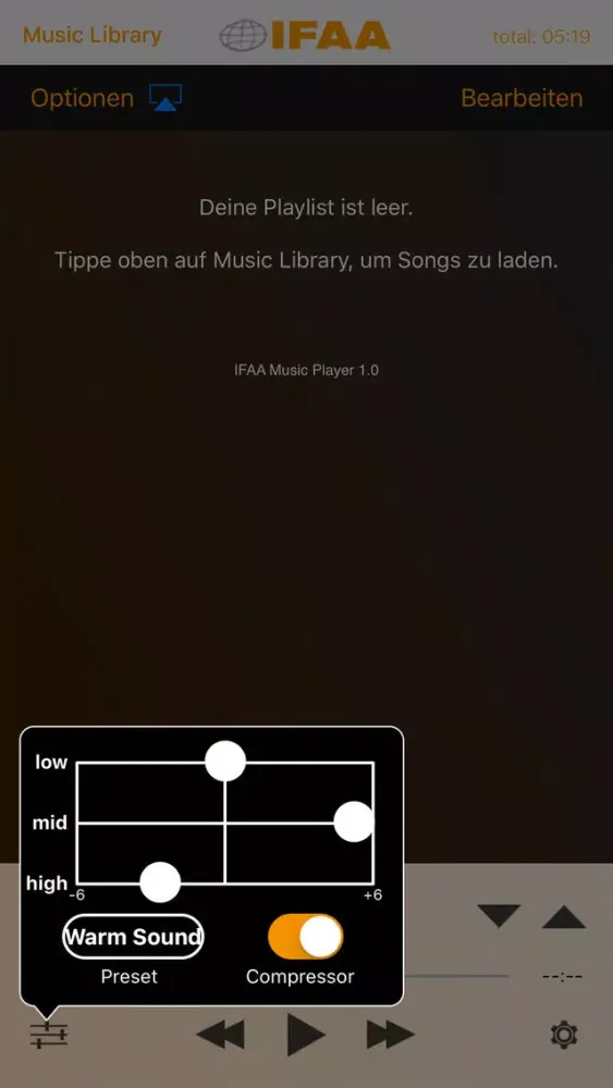 IFAA PRIME Music Player 스크린샷