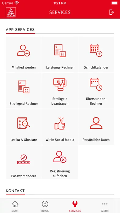 IG Metall App Screenshots