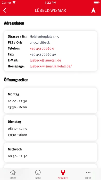 IG Metall App Screenshots