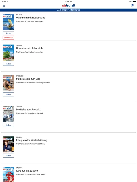 صور IHK-Magazin Schleswig-Holstein iPad 