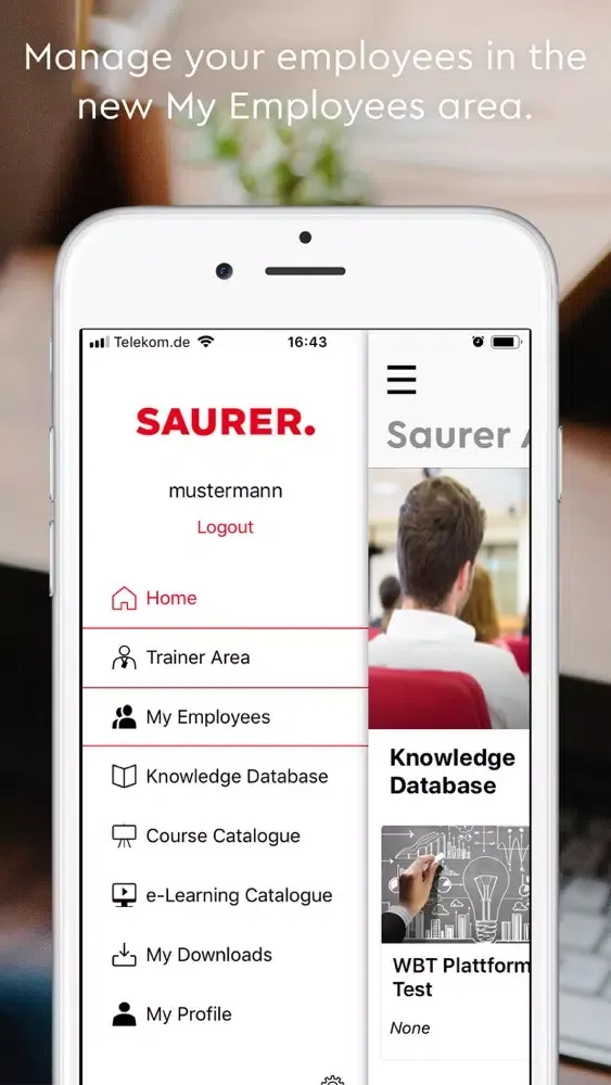 Zrzuty ekranu Saurer Academy